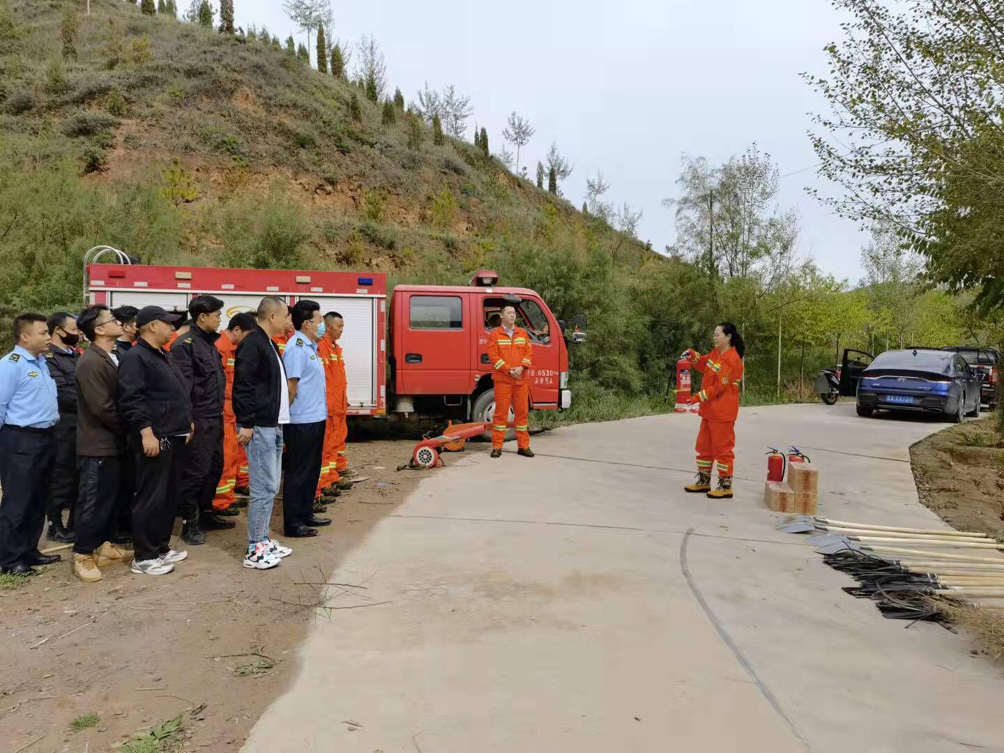 西宁市城东区自然资源局开展2021年度森林防火培训及应急演练